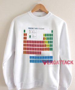 Vintage Periodic Table Of The Elements Unisex Sweatshirts