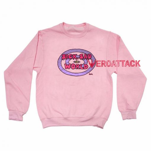 Sick Sad World Light Pink Unisex Sweatshirts