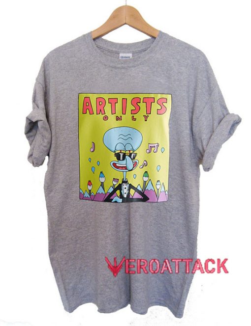 Artists Only Squidward T Shirt Size XS,S,M,L,XL,2XL,3XL