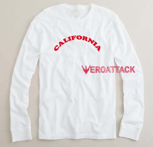 California Letter Long sleeve T Shirt