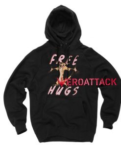 Free Hugs Black color Hoodies