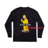 Homer Simpson Donuts D'oh Long sleeve T Shirt