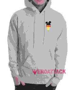 Mickey Ice Cream Grey color Hoodies