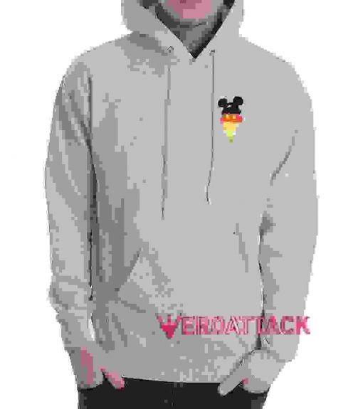 Mickey Ice Cream Grey color Hoodies