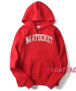 Nantucket Vintage Red color Hoodies