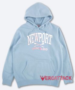 Newport, Rhode Island Light Blue color Hoodies