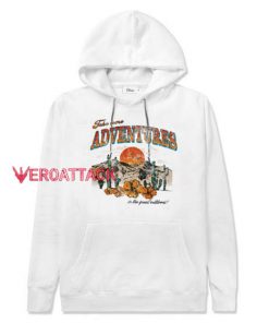 Take Adventures White color Hoodies