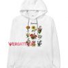 Beautiful Flower White color Hoodies