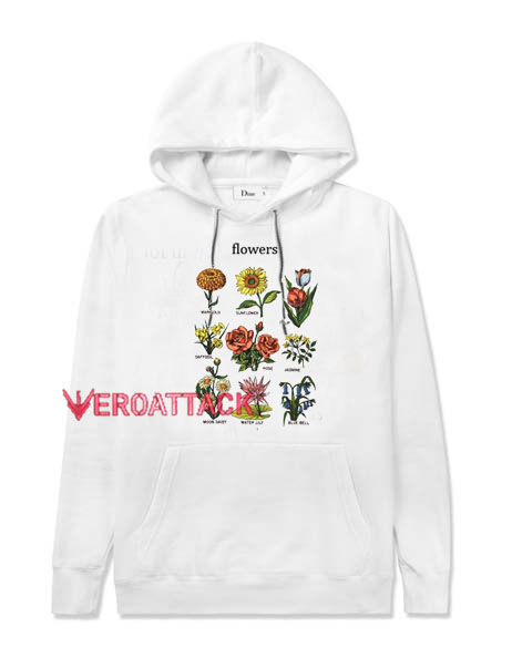 hoodie with flowers