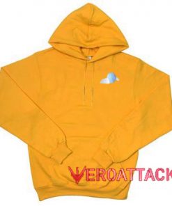 Partly Cloudy Gold Yellow color Hoodies