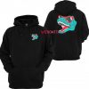 Sweet And Cute Dinosaur Black color Hoodies