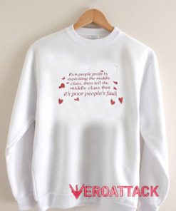 Sweet Heart Letters Unisex Sweatshirts