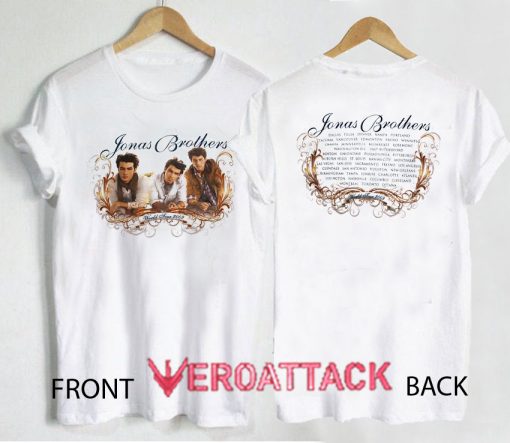 Jonas Brothers World Tour 2009 T Shirt