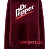 dr Pepper Hoodie Maroon color