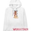 Anxiety Anime Girl White color Hoodies