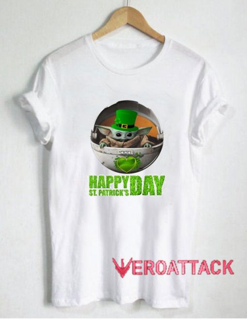 Baby Yoda Happy St Patrick's Day T Shirt