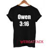 Owen Hart 3 16 T Shirt