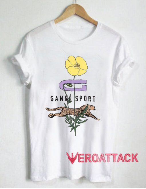 Ganni Sport Flower Tshirt