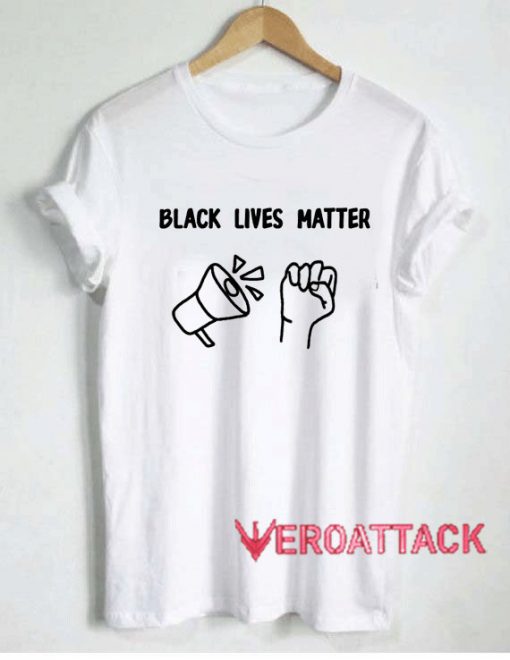 Black Lives Matter Speaker Tshirt.