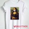 Mona Lisa Face Mask Tshirt