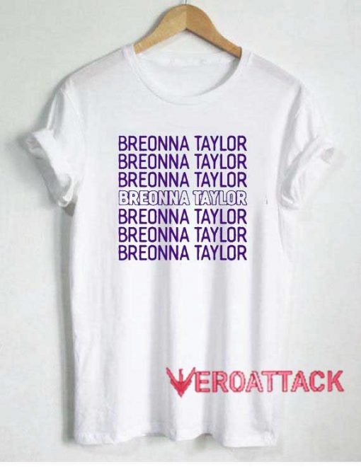 Breonna Taylor Art Letter Tshirt