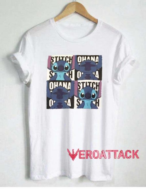 Stitch Ohana Grid Tshirt
