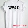 WWJD Letter Tshirt