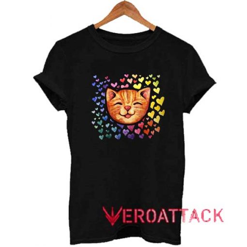 Orange Tabby Cat Rainbow Meme Shirt