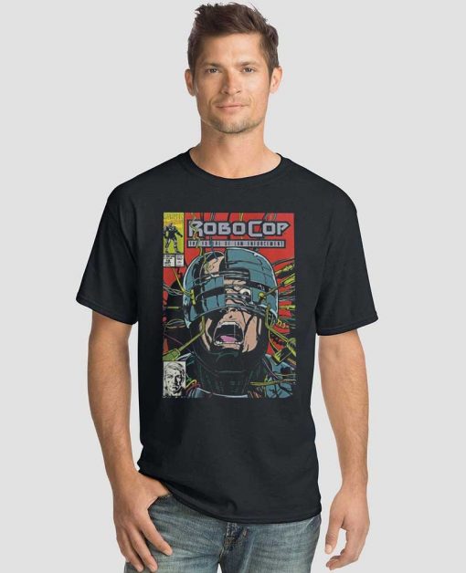 O-Neck Rock and Roll Robocop Shirt