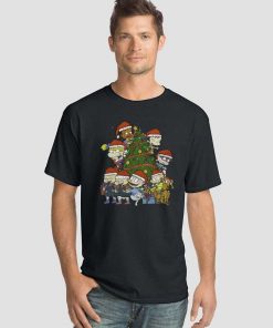 Rugrats Characters Christmas Movie T-shirt