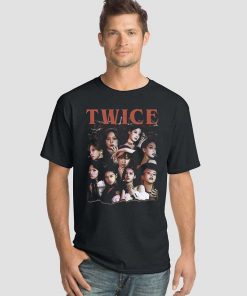 Twice Shirt K-pop Girl Group Bootleg Vintage Style T-Shirt