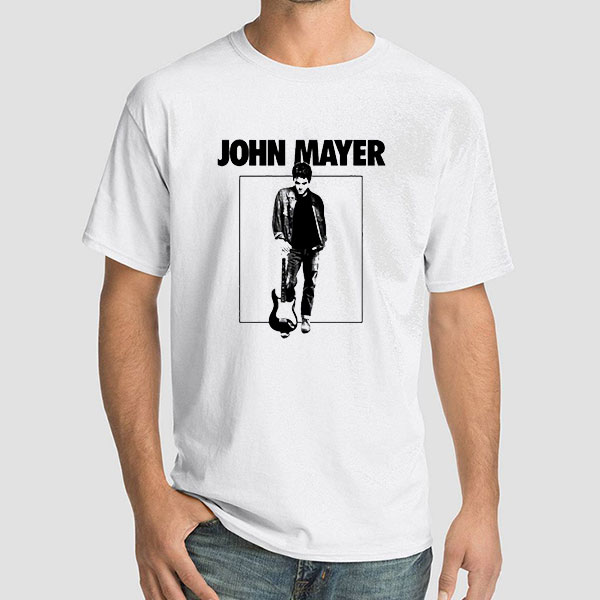 Playing Guitar Music John Mayer Shirt - Veroattack.com