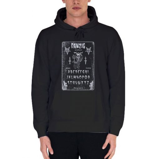 Black Hoodie Danzig Misfits Ouija Board Shirt