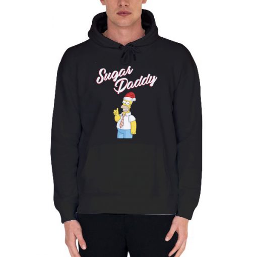 Black Hoodie The Homer Simpson Sugar Daddy Shirt