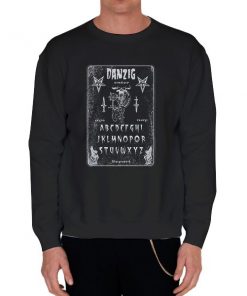 Black Sweatshirt Danzig Misfits Ouija Board Shirt
