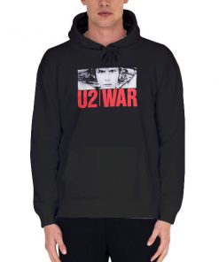 Black Hoodie The u2 War Shirt