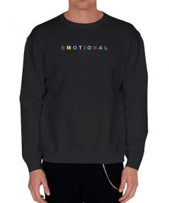 Black Sweatshirt Emotional Hoodie Lil Peep Merch