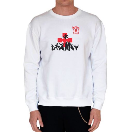 White Sweatshirt Tokyo Japanese Fire Force Shirt