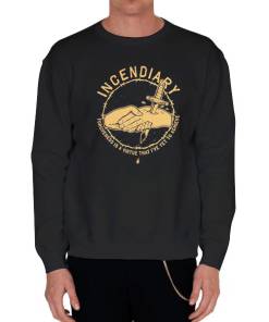 Black Sweatshirt Forgiveness Design Incendiary Merch