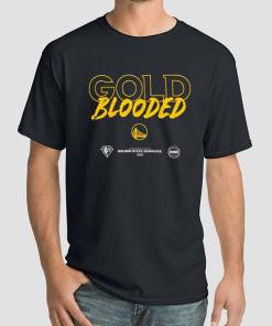 Inspired Golden State Warriors Gold Blooded Shirt
