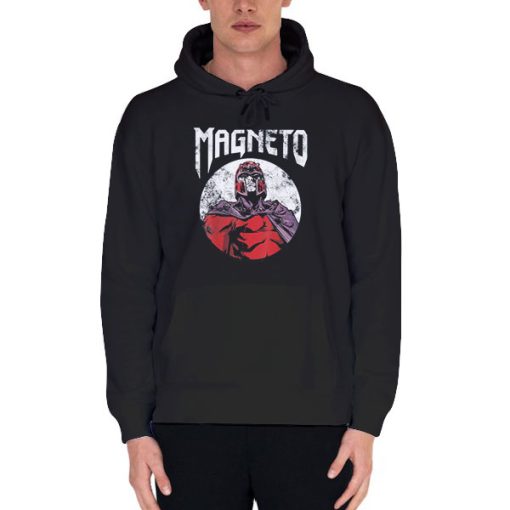 Black Hoodie Retro Vintage X Men Magneto