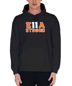 Black Hoodie Team Ella Strong Clemson