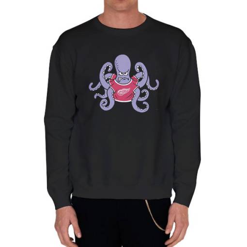 Octopus Vintage Red Wings Sweatshirt