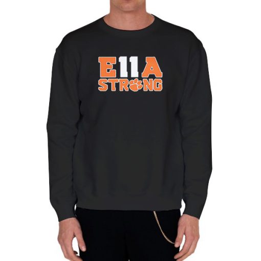 Black Sweatshirt Team Ella Strong Clemson