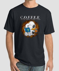 Coffee Snoopy Christ Offers Forgiveness for Everyone Everywhere Shirt