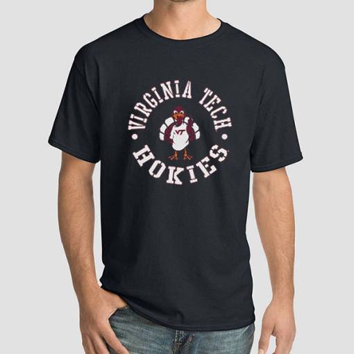 Black T Shirt Hokies Virginia Tech Vintage