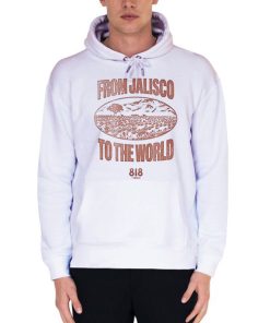 White Hoodie From Jalisco to the World 818 Tequila