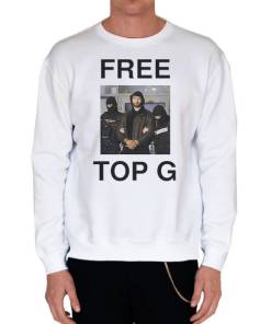 White Sweatshirt Free Top G Merch