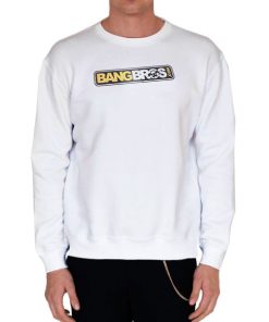 White Sweatshirt Funny Logo Bangbros