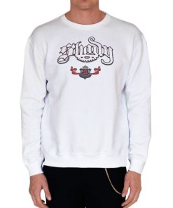 White Sweatshirt Logo Shady Ltd